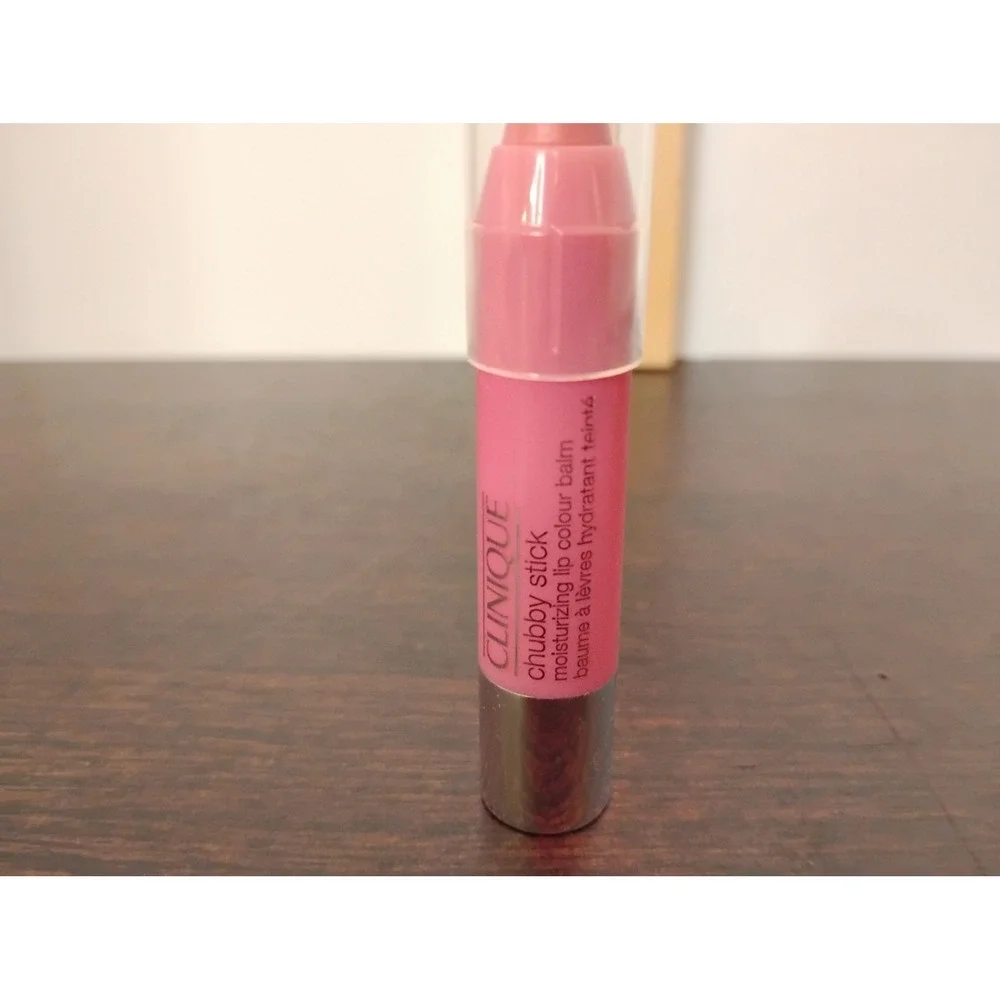 Clinique Chubby Stick Moisturizing Lip Colour Balm 06 Woppin Watermelon Pink 3in